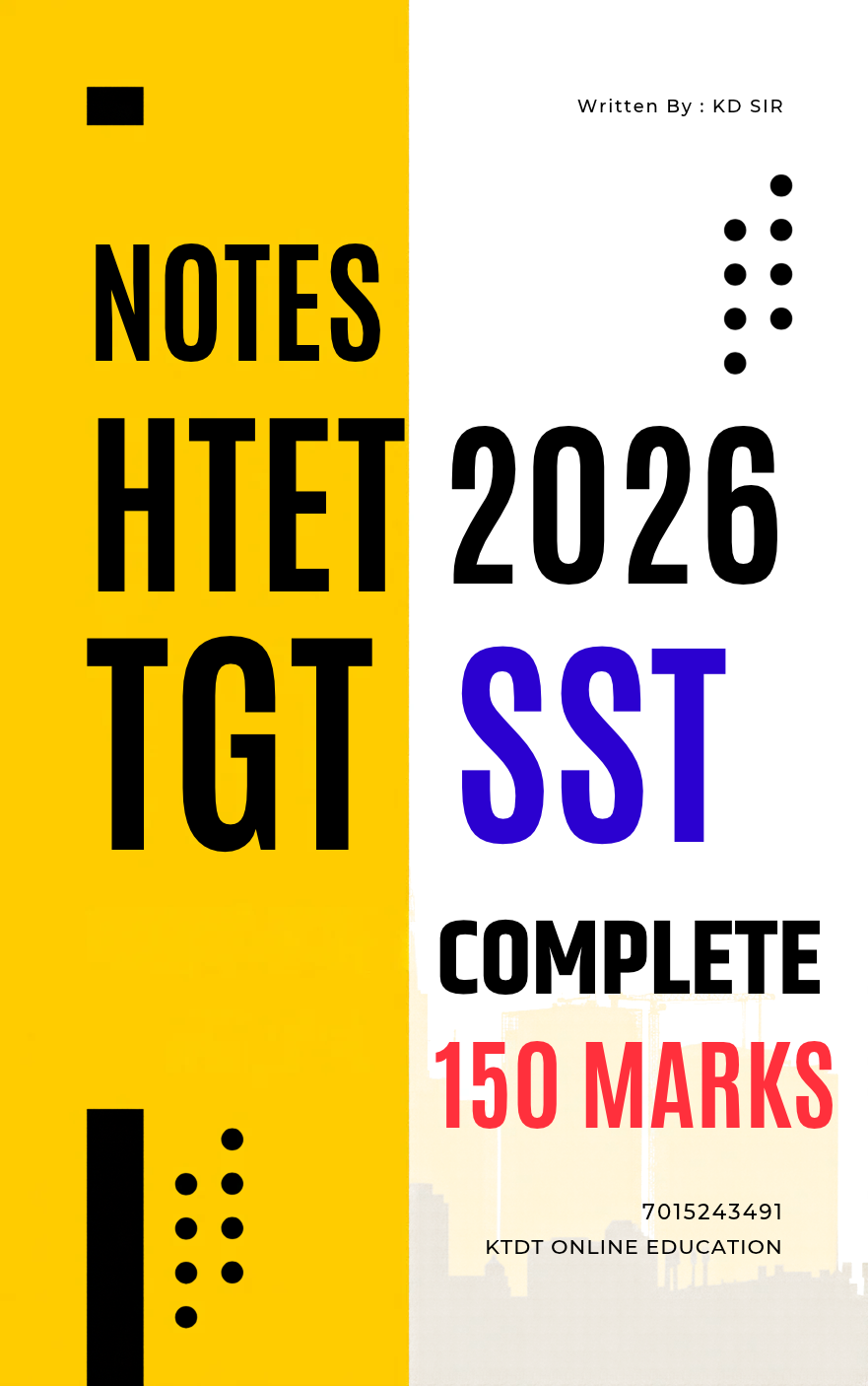HTET TGT SST Complete 150 marks notes